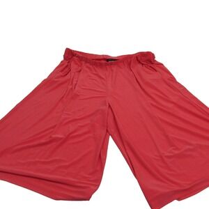 Slinky Brand Womens Wide leg shorts   Sz 1x Rose with Pockets